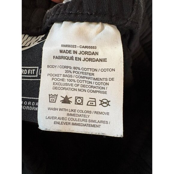 Nike Black Standard Fit Joggers Pants Kids Small Cotton/Polyester Blend - Picture 5 of 5